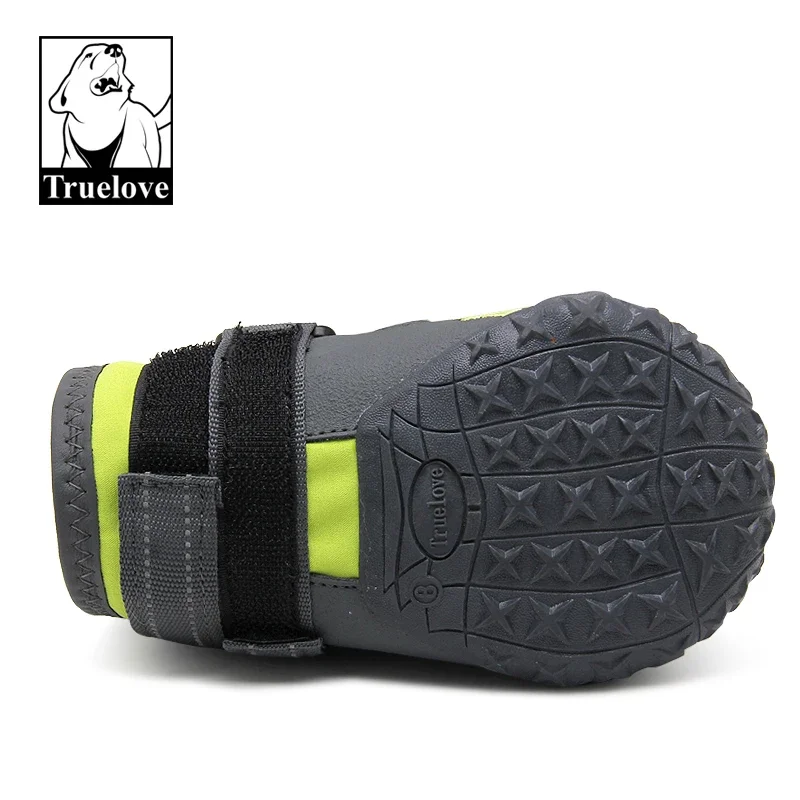 Truelove Scarpe Impermeabile anti-slittamento Stivali Da Pioggia Neve Calda Riflettente per ottavino Medio Grande animale domestico Formazione Sportiva TLS3961