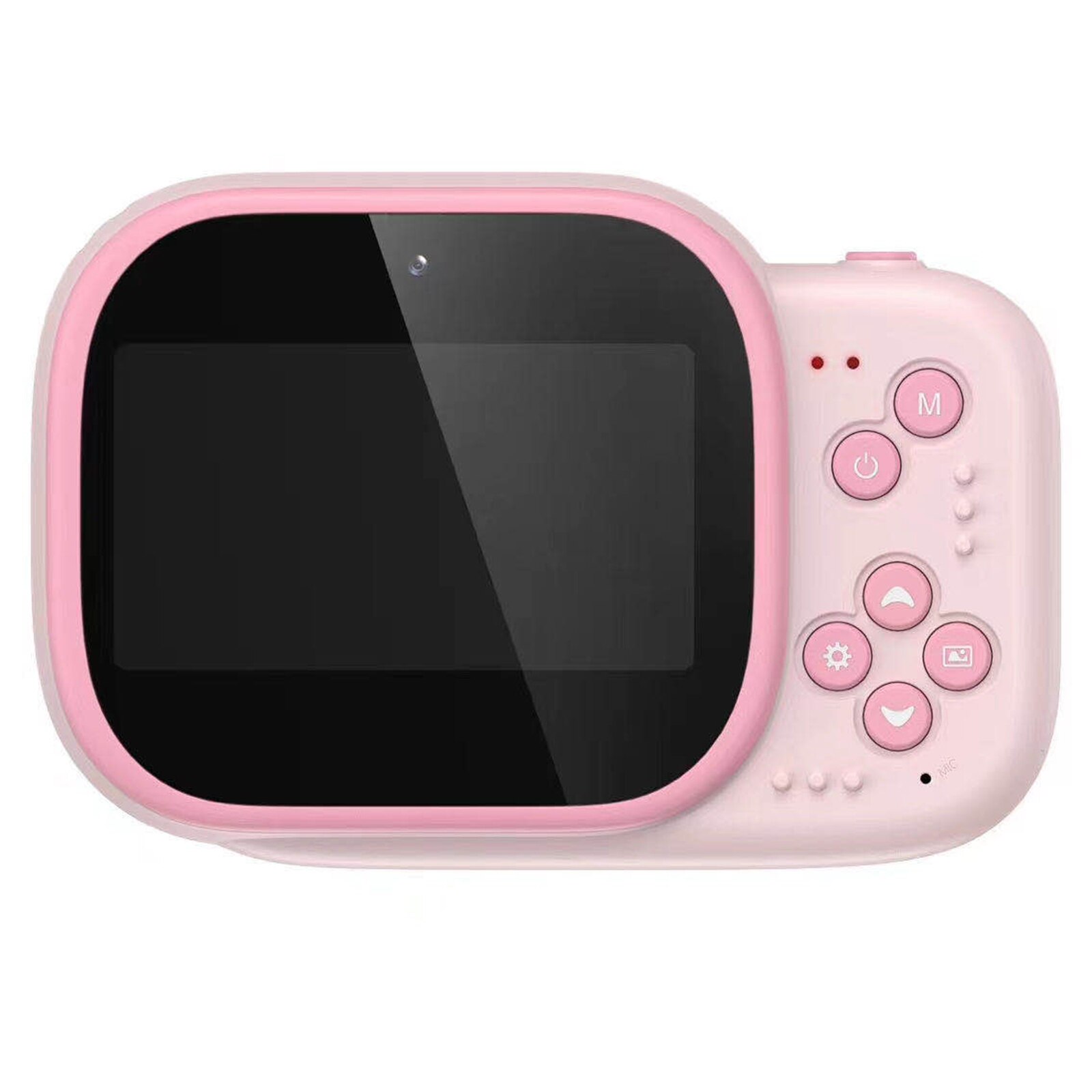 Instant Print Kids Camera Dual Camera Print Papier 3 Inch Scherm HD1080P Groothoek 100-Graden Kinderen tijdige Printing Camera: Roze