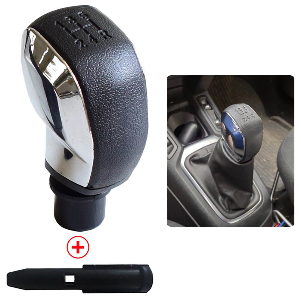 Perilla de palanca de cambios deportiva de 5 velocidades, accesorio para Peugeot 106, 206, 306, 406, 107, 207, 307, 407, 301, 308, , 3008, Citroen C2, C3, C4, Elysee: Chrome