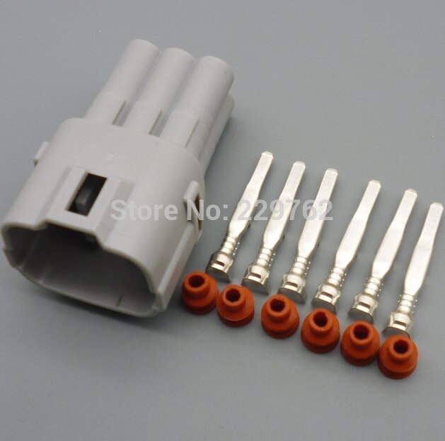 Shhworldsea 6 Pin 2.2mm Auto Sensor Automotive Waterdichte feamle mannelijke Draad Connector plug MT090 6180-6771 6187- 6561 Voor Suzuki: 1sets male