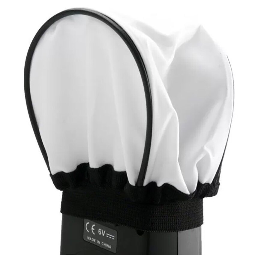 Wit Nylon Flash Diffuser Cap Voor Flitser Speedlight Fotografie, Draagbare Doek Softbox Universial Flash Diffuser