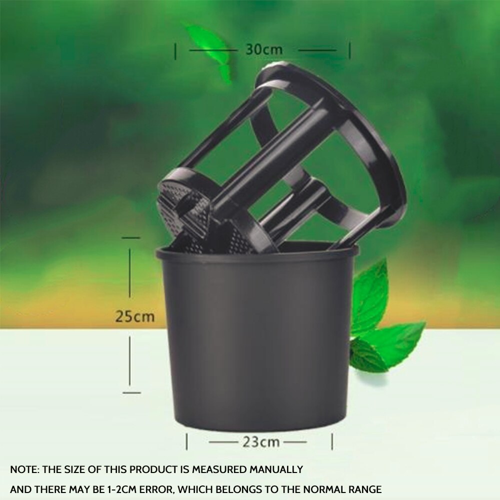 Potato Growing Bucket Double-Layer Plant Growth Bucket Carrot Vegetables Planting Barrel Garden Landscape Decoration Supplies