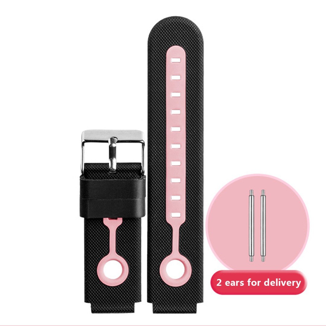 16mm siliconen horlogebandjes voor kinderen, smartwatch vervanging, waterdichte horlogebandjes, universele horlogebandjes, horlogeaccessoires: G