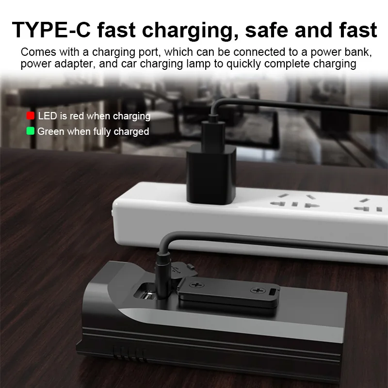 PHMAX Luce anteriore per bicicletta Faro per bici ricaricabile tramite USB 1500 lume Torcia per montagna bicicletta in alluminio impermeabile