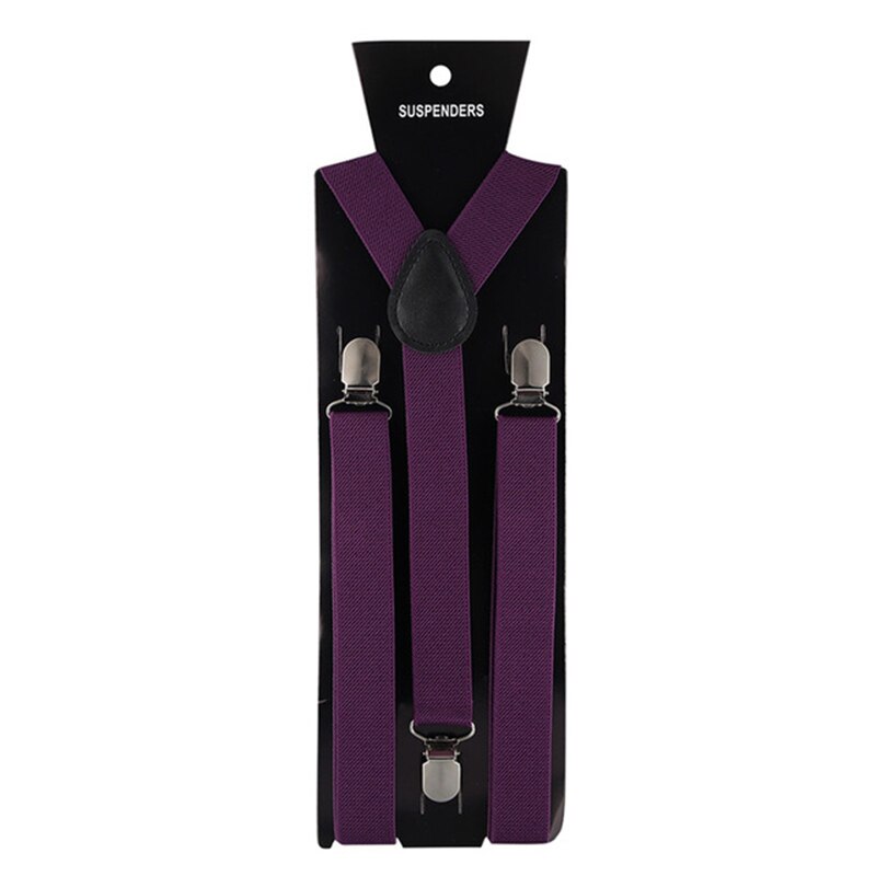 Bretelle per uomo Pantaloni Abbigliamento Bretella per adulti Camicia da uomo Abito da donna Festa di nozze Colori solidi Gonna da abito con bretelle Cinghie