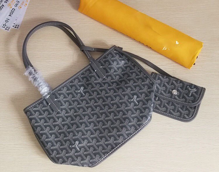 Bolso de diente de perro portátil, Simple y a la , de doble cara, Mini bolso de mano de cuero con flor, novedad de: gray