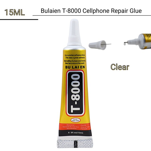 Freies Versand15ML Starken Klebstoff Wasserdichte Flüssigkeit praktisch Lcd Rahmen Reparatur Kleber: Bulaien T8000 15ML