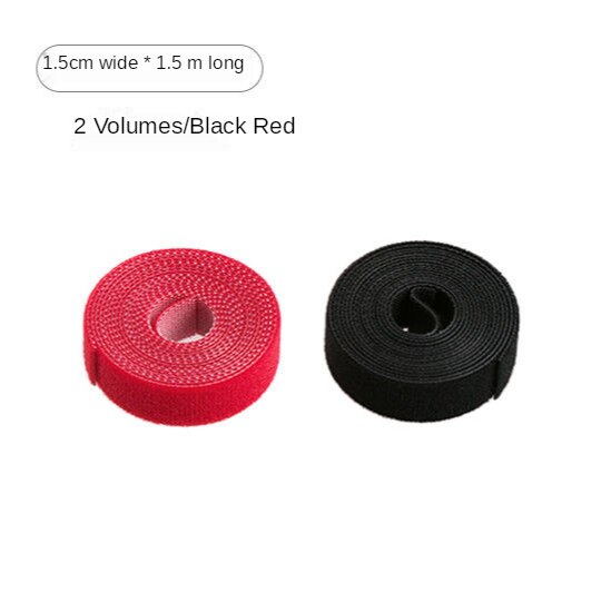 Cable Tie Cable Data Cable Charging Cable Storage Binding Belt Winding Hub Finishing Line Retainer Velcro Convenient Strap: white