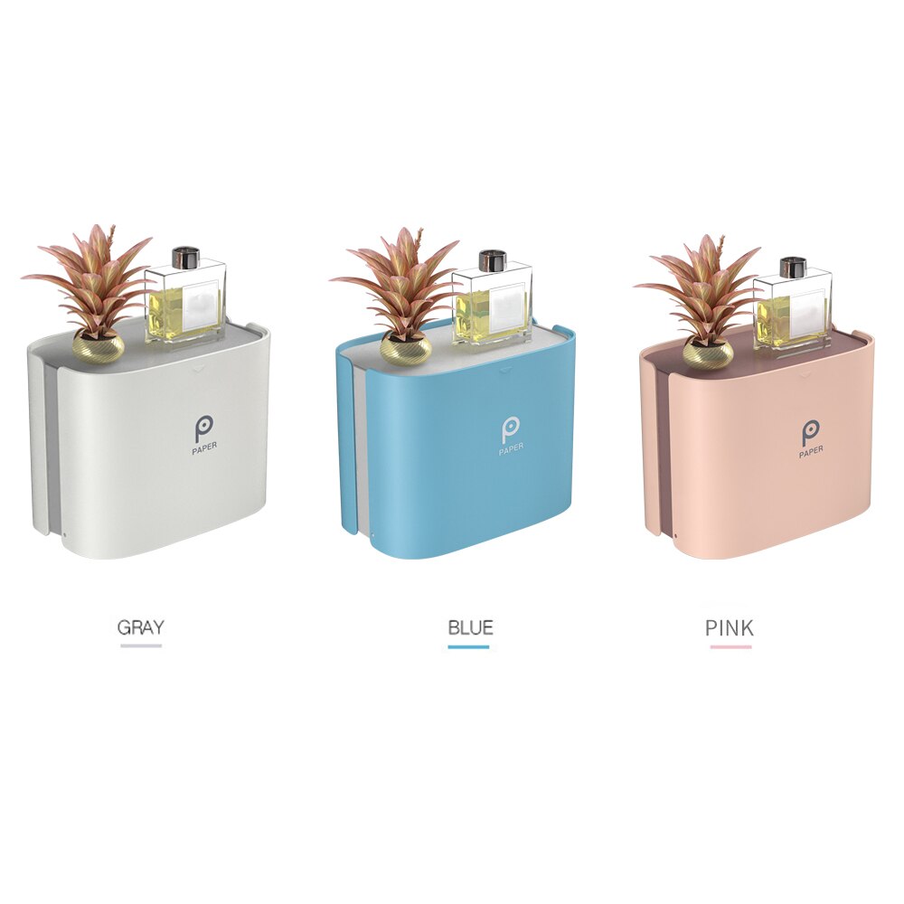 Papieren Handdoek Dispenser Wall Mounted No-Boren Papieren Handdoek Houder Dispenser Thuis Toiletpapier Dispenser Vuilniszakken Dispenser