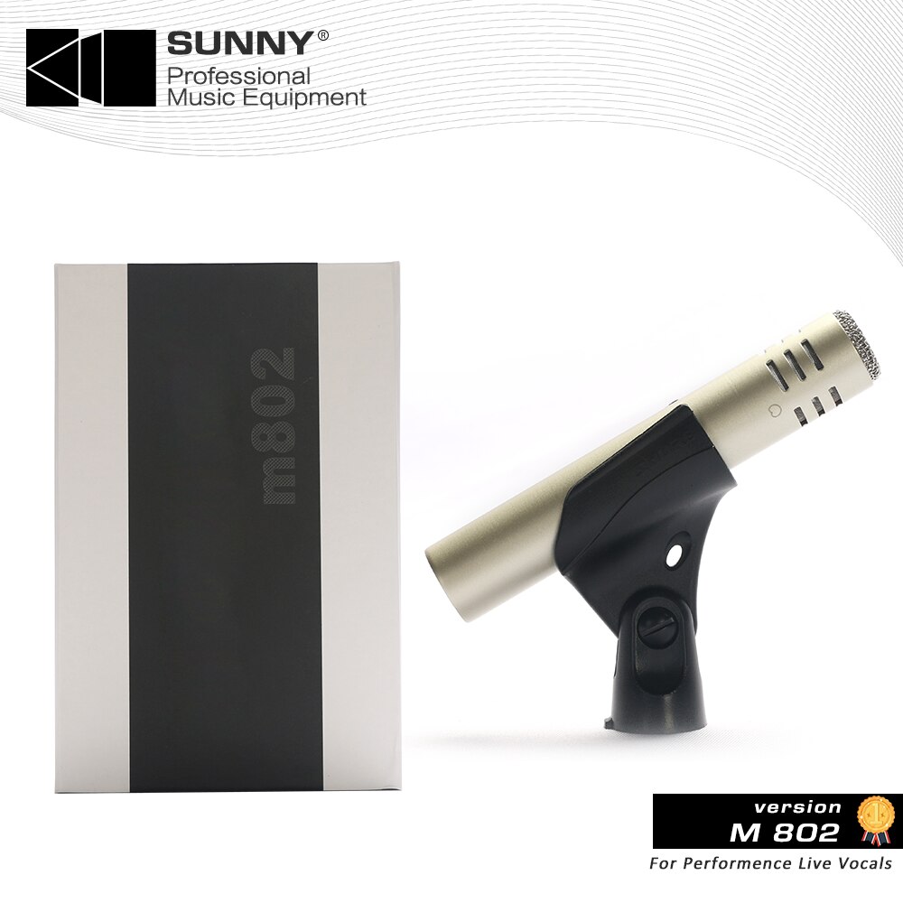 SHURE M802 M 802 en accidente hihat Hi-Hat platillo de la evolución de la serie cardioide instrumento tambor micrófono condensador para instrumento