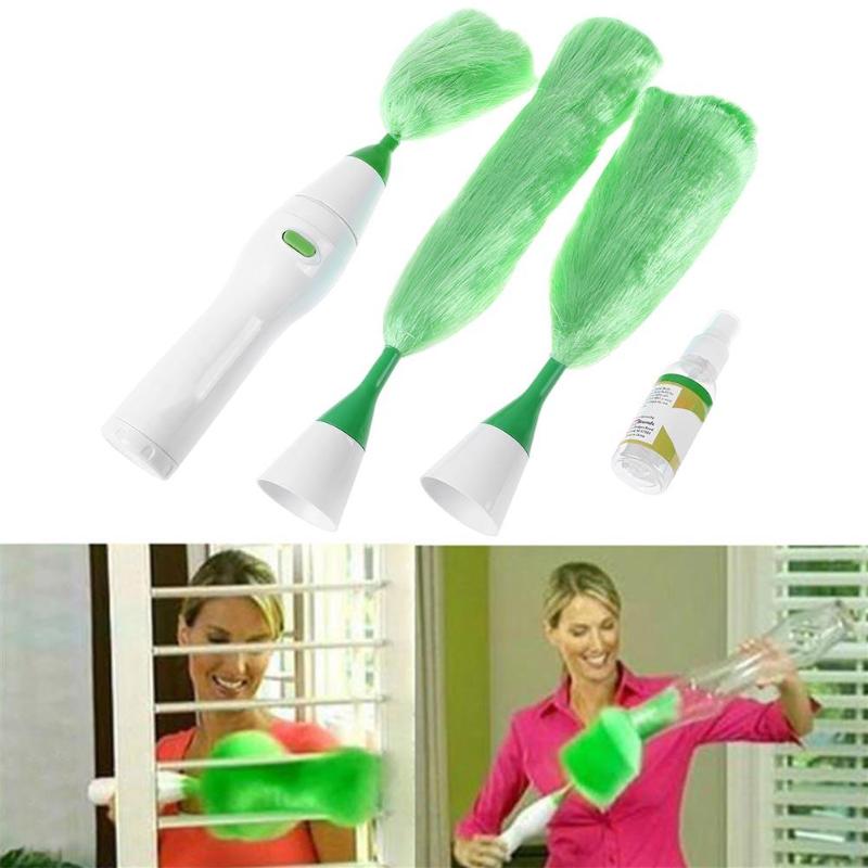 Multifunctionele Elektrische Dusters Dust Cleaning Brush voor Blinds Furniture Electronics Plumeau Window Cleaner