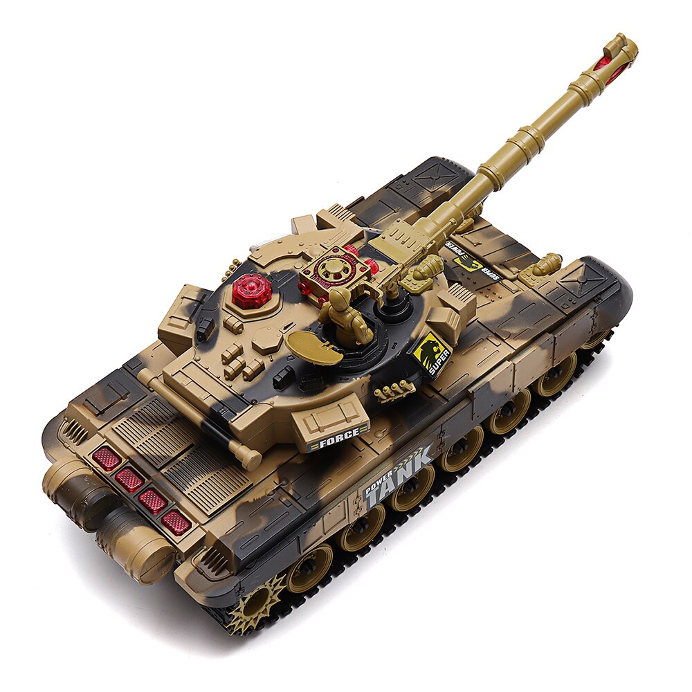 2.4G 10CH RC Tank With Light Sound Remote Control Toys