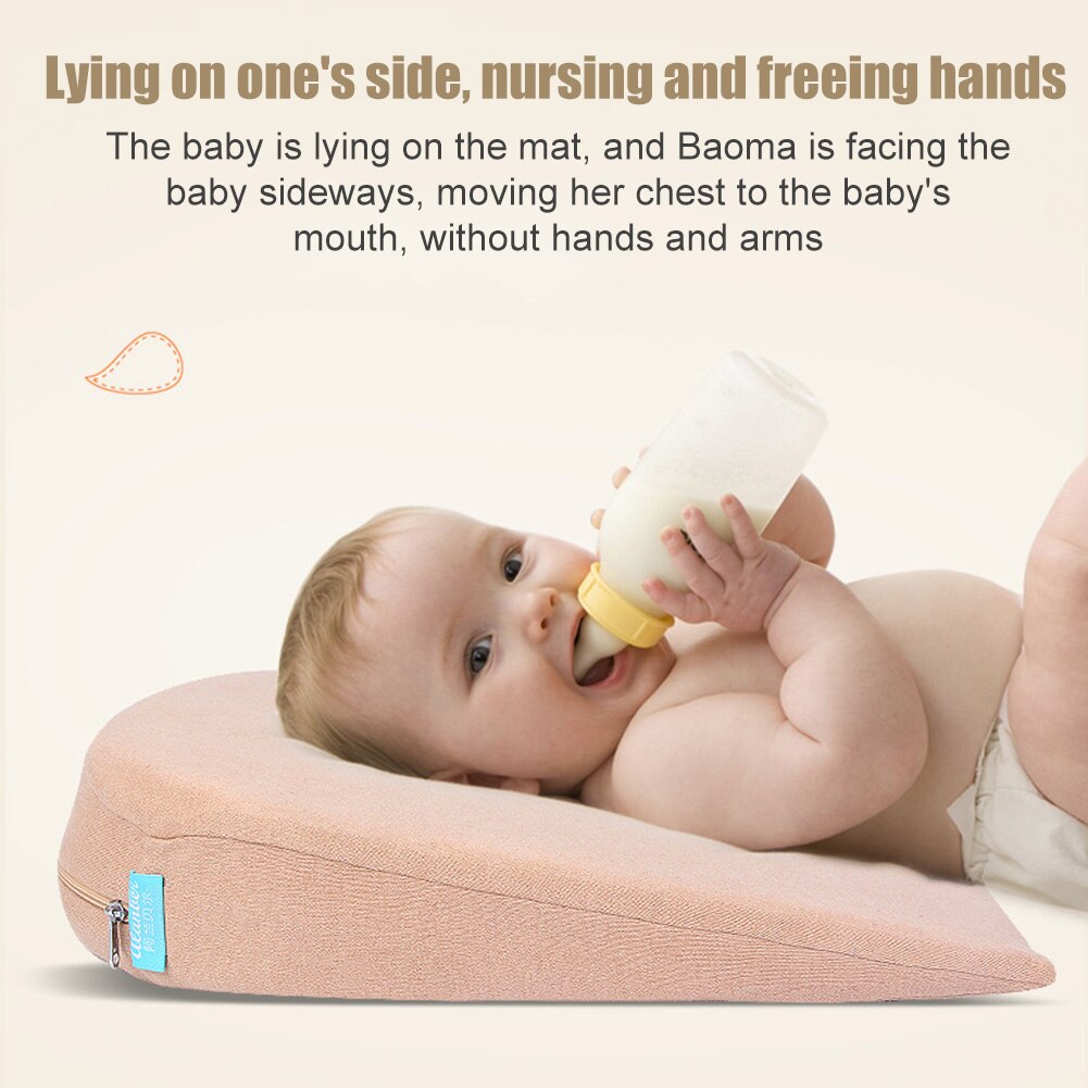 Sleep Positioning Anti Spit Milk Universal Safety Crib Accessories Reflux Proof Cushion Baby Wedge Pillow Newborn Memory Cotton