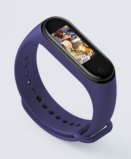 Xiaomi-pulsera inteligente Mi Band 4 Original de fábrica, Smartband deportivo con Pantalla AMOLED de 0,95 pulgadas, 4 colores, Bluetooth 5,0: Blue