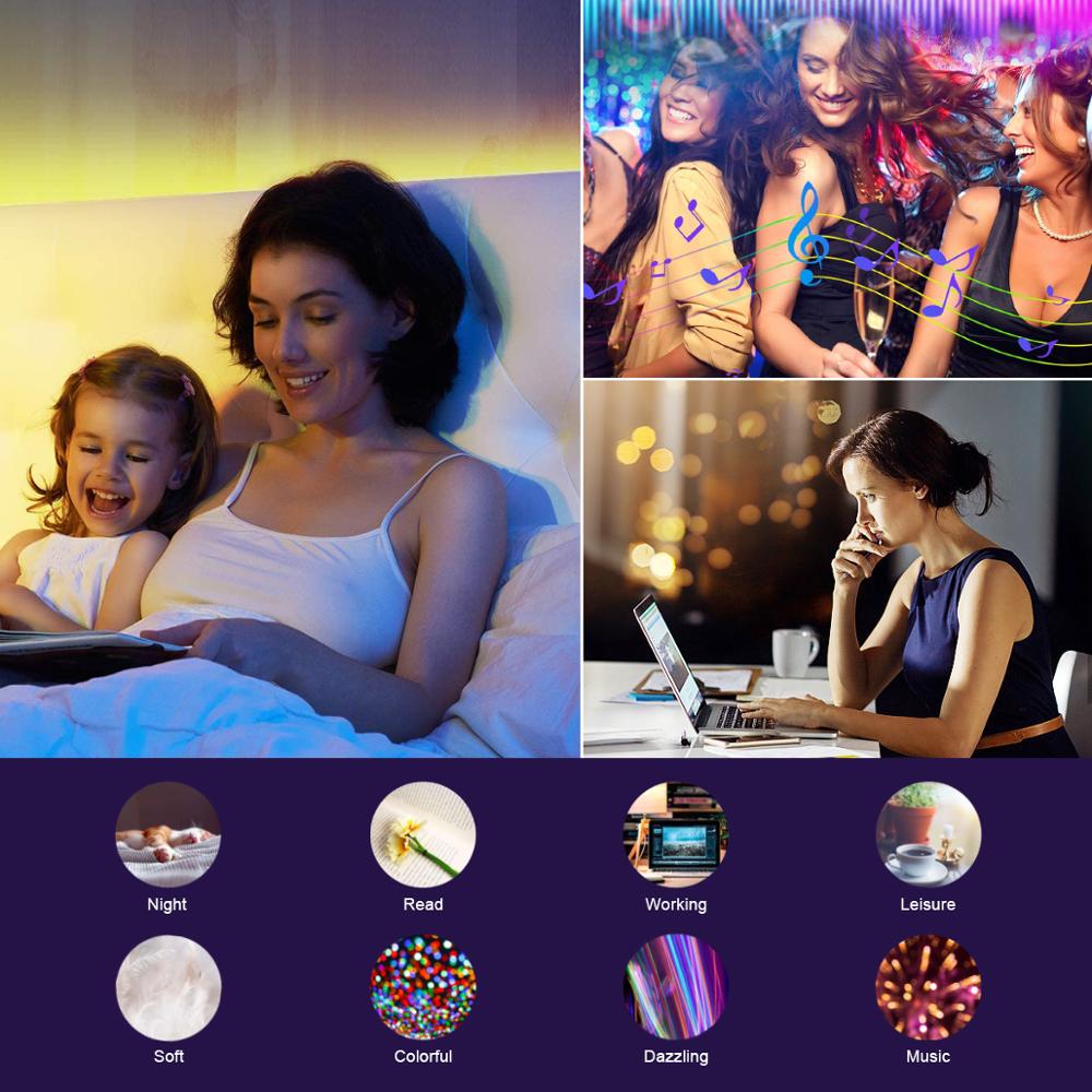 Smart led neonskylt neonljus tuya wifi led lampa luces neon smart livremsdekoration för rum hem 5m 10m 15m fungerar alexa