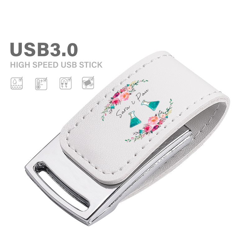 JASTER USB 3,0 unidad Flash con logotipo personalizado gratis, , memoria Stick, disco U de cuero y Metal, 32GB, 64GB, 128GB,