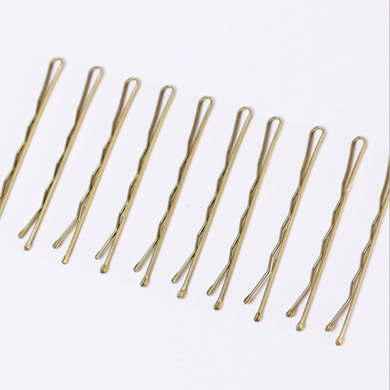 Horquillas de Metal para niña y mujer, pasadores de Color dorado, pinzas para el cabello para mujer, pasador de Herramienta de Peinado, accesorios para el cabello, 10 Uds.