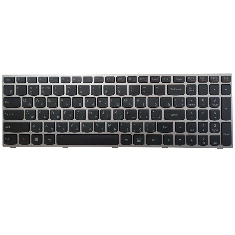 Russe RU Clavier d&#39;ordinateur portable POUR LENOVO B50-30 B50-45 B50-70 B50-80 Z50-70 Z50-70A Z50-75 Z50-80E Z51-70 Z51-70A T6G1