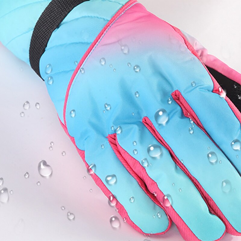 Aolikes winter ski handschoenen meisjes jongens volwassenen waterdichte warme handschoenen sneeuw kinderen winddichte ski snowboard handschoenen