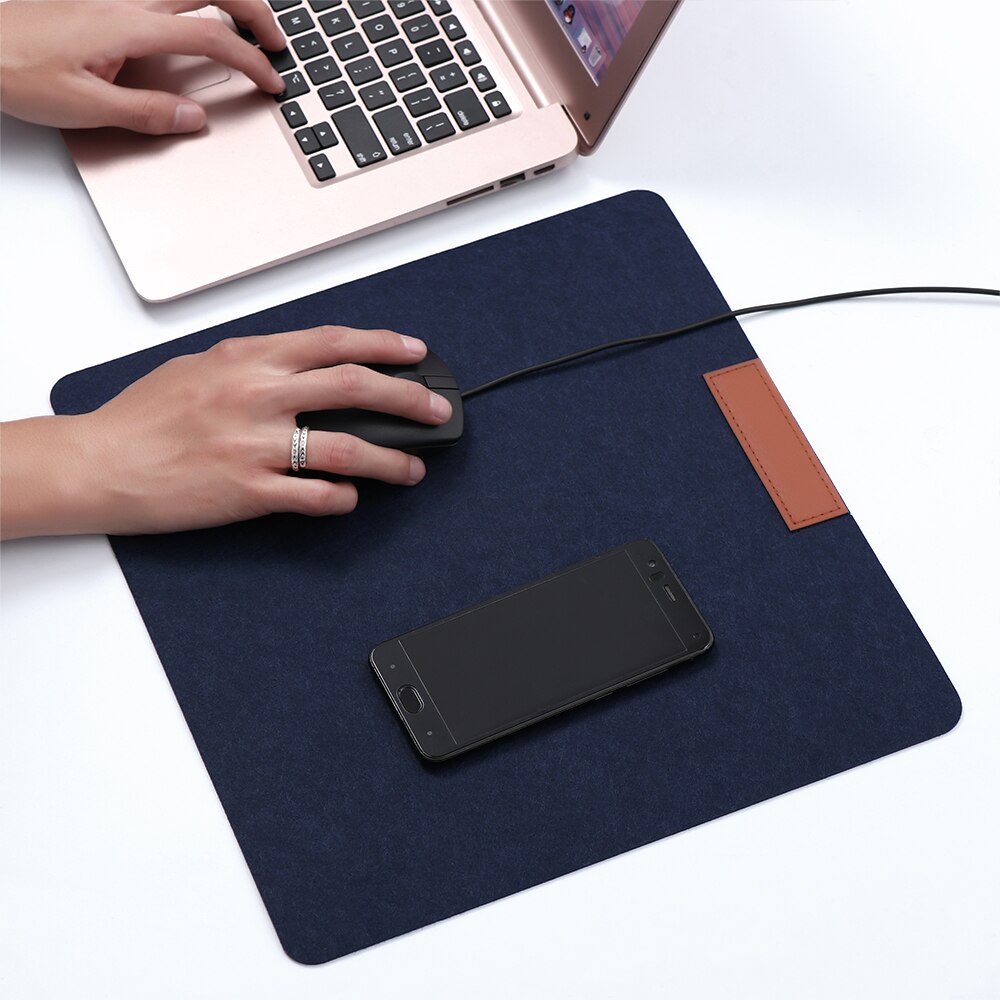 1PC Large Office Computer Desk Mat Modern Table Keyboard Mouse Pad Wool Felt Laptop Cushion Soft Office Supplies