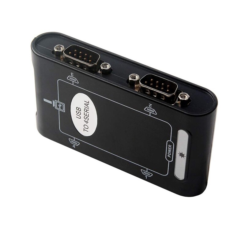 4 Poort RS232 Naar Usb 2.0 Adapter Usb Seriële DB9 Com Converter Controller Card