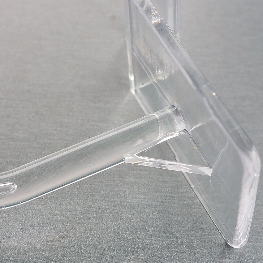 Plastic Trough Slot Plate Board Hanging Hanger Hooks Storage Commodity Products Display Rack Shelf in Supermarket 100pcs