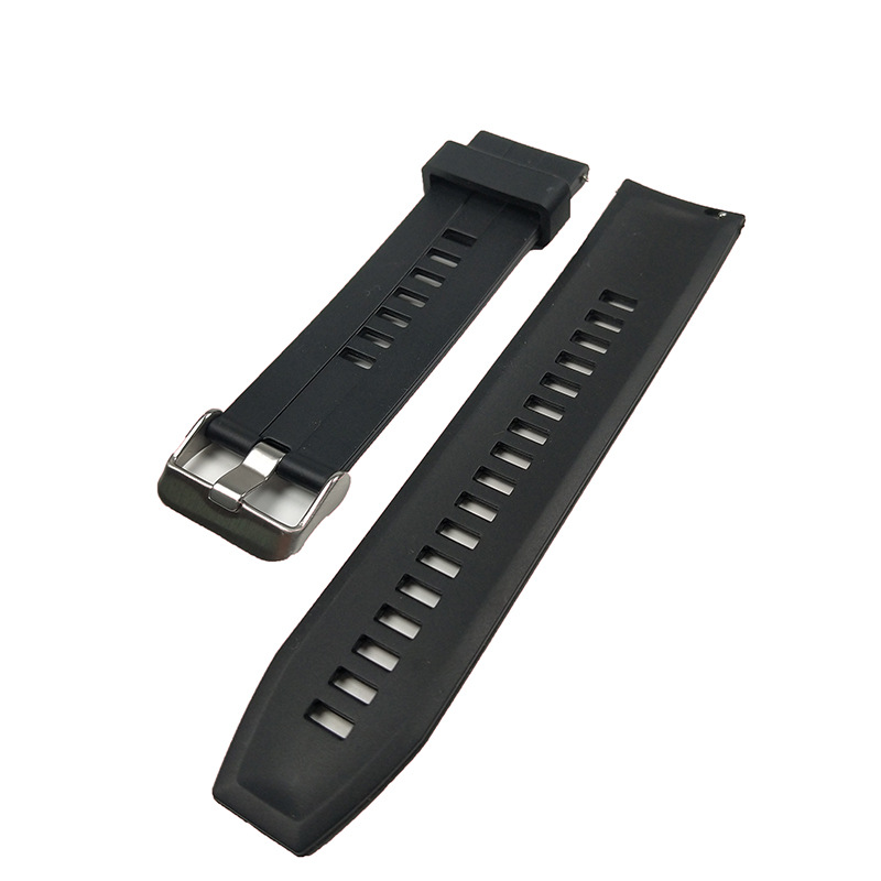 L13 Smart Watch Watch Strap: Black silicone