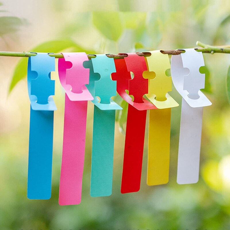 Pack of 600 Plastic Plant Stake Stick-on Labels,Waterproof Labels,Hanging Plant Signs,Labelling with Loop for Attaching