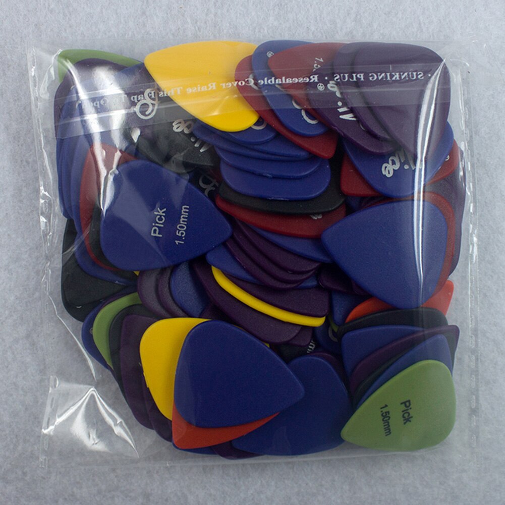 20pcs 0.58mm 0.98mm 1.5mm Glad ABS Plectrums Plectrum Duurzaam Plectrums voor Gitaar Bas Ukelele spelers