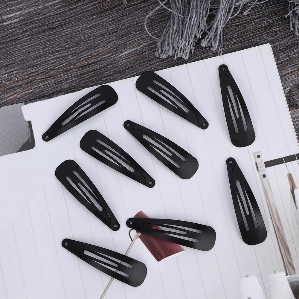 10 stuks bb haarspeldjes haarspeldjes zwarte kleur nieuwigheid meisjes basic haarspeldjes bb haarspeldjes metalen clips waterclips
