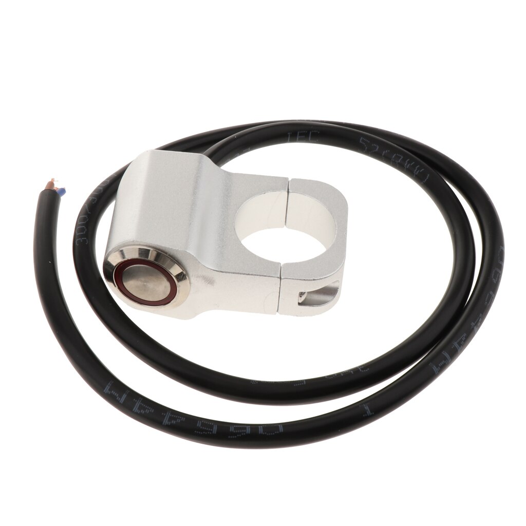 Keenso 12V 16A Motorrad Schalter Wasserdicht – Dual ON/OFF Mit Kontrolllampe Für 22mm Lenker