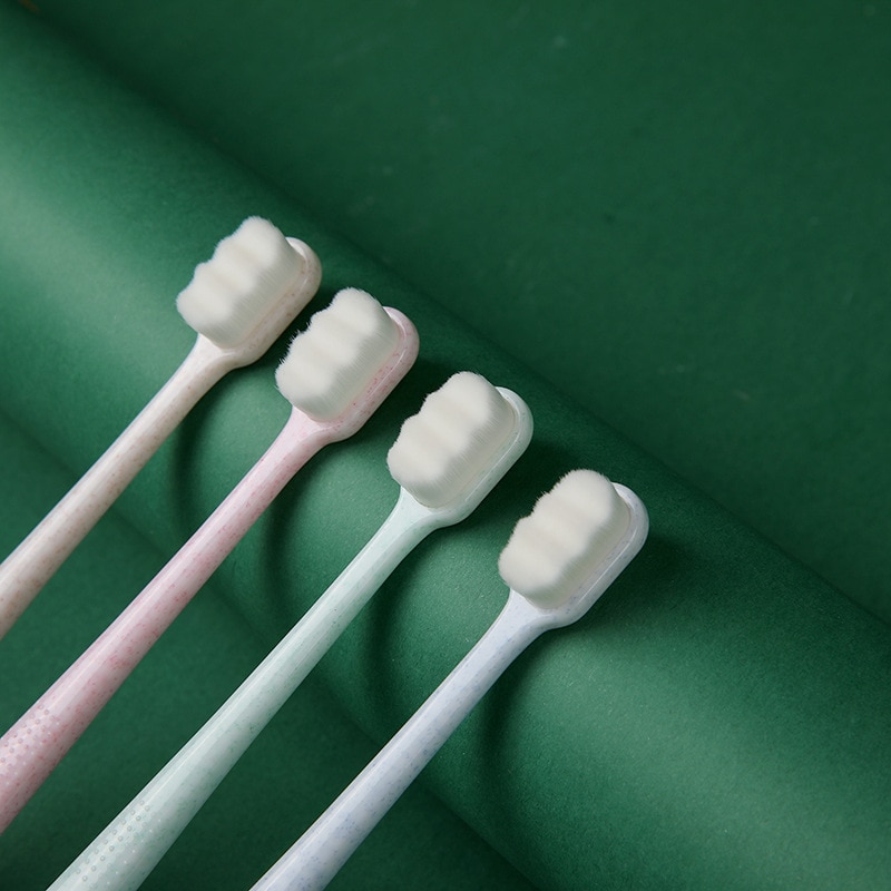 Super Dichte Haren Tandenborstel Ultra Zachte Haren Oral Care Voor Kids Zwangere Gevoelig Tandvlees Tandenborstel Oral Schoonmaken Tool