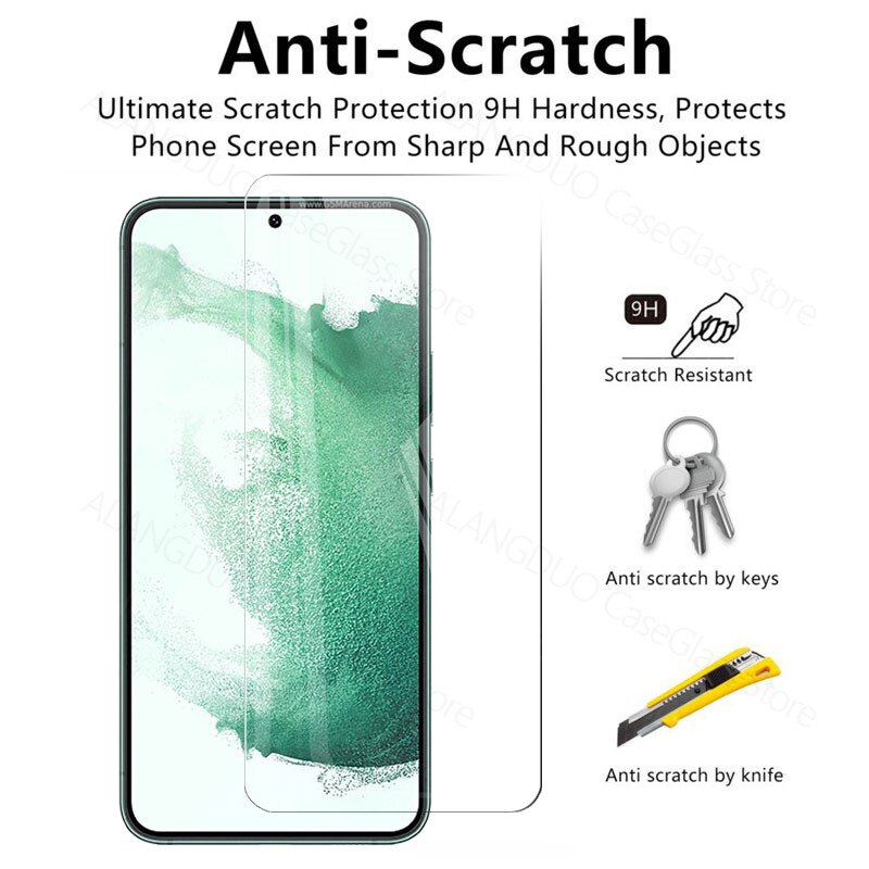 Beschermende Glas Voor Samsung Galaxy S22 Plus 5G Glas Screen Protector Voor Samsung S22 + S22 + Gehard Glas camera Lens Film