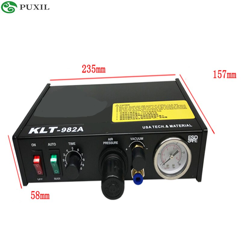 Automated glue dispenser liquid solder paste Semi automatic dispenser machine dropper controller