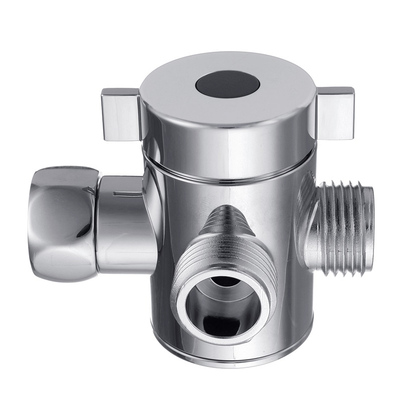 3 Way Luxury Shower Combo System Multi Function Switch Adapter Valve Shower T-shaped Water Trap