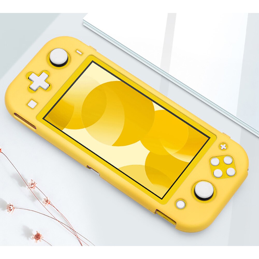 Iben Beschermhoes Voor Nintend Schakelaar Lite Shell Voor Schakelaar Lite Case Pc Roze Case Lite Behuizing Shell Beschermhoes: A028-Yellow