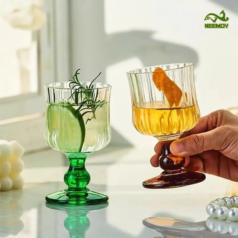 Copa de vino de cristal Medieval, copa de champán, copa de cóctel, Bar, suministros para fiestas, vasos de espíritus, vaso para beber escocesa, tazas de jugo y bebidas