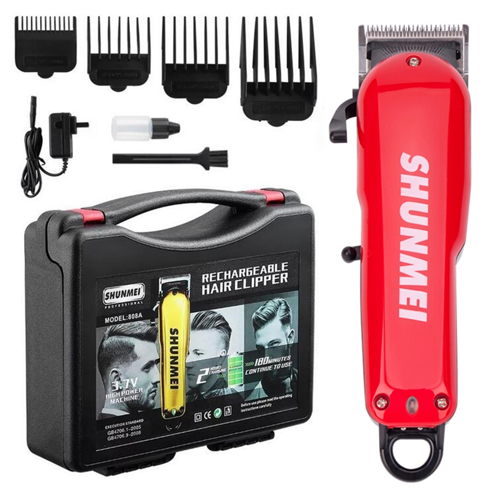 HairClipper Rechargeable Hair Trimmer Men Beard Razor Electric Mower Hair Cutting Machine Haircut Length Adjustable