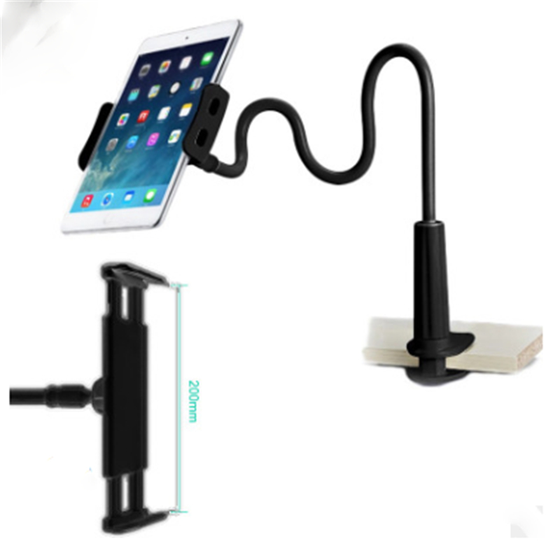 tablet holder for Ipad Samsung Xiaomi Flexible Long Arm Tablet stand Holder Desktop desk Bed Lazy Bracket 360 degree Rotating: Brown