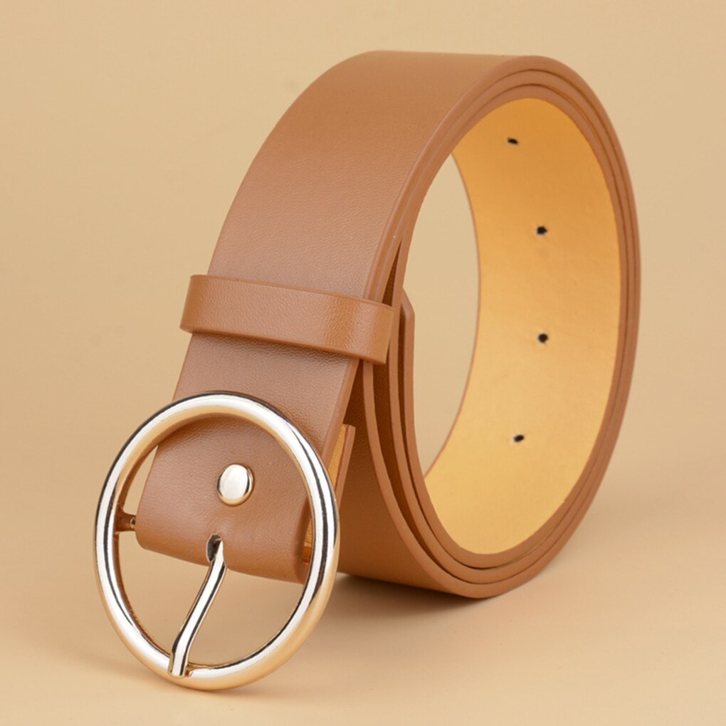 Women Waist Leather Belts Solid Color Dresses Belt... – Grandado