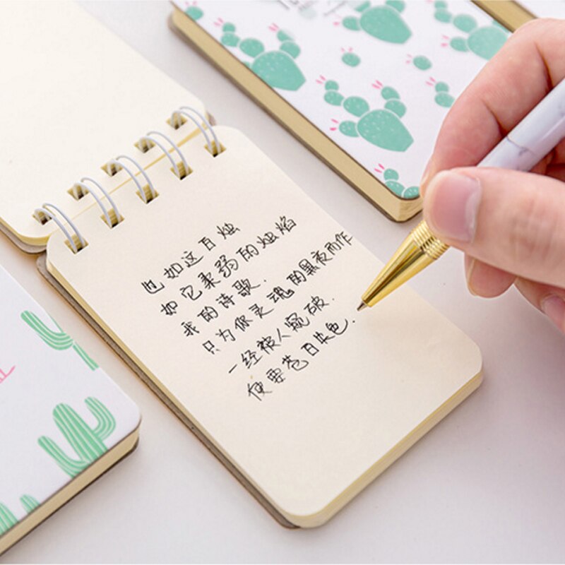 1pcs/lot Fresh Green Cactus Writing Paper Notebpad Diy Classical Handwritten sketches Memo supplied for Student School Office