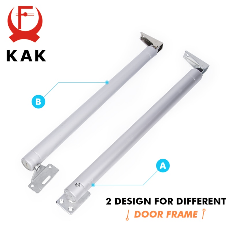Kak overhead dørlukker soft close automatisk dørlukning hardware gasfjeder dørlukker 110 graders positionering 30kg 60kg