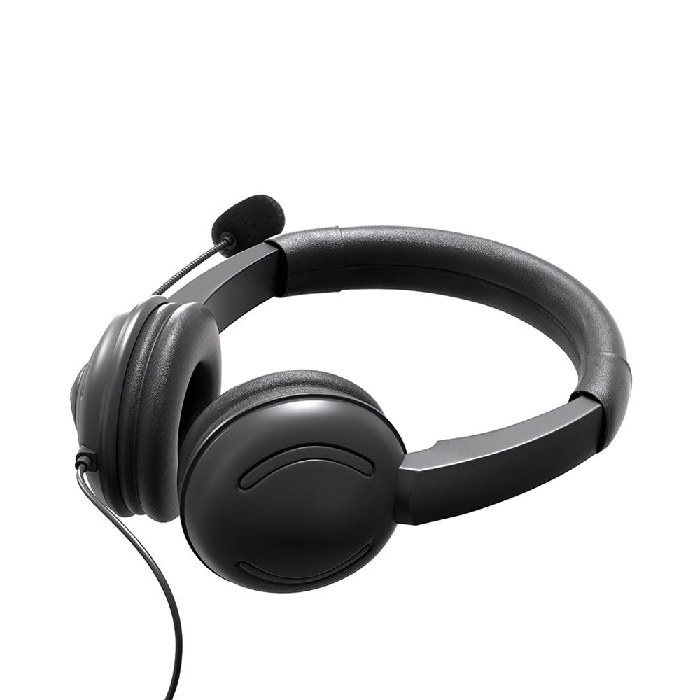 Usb Headset Met Microfoon En In-Line Controle On-Ear Hoofdtelefoon Voor Gaming, Skype, Kantoor, conferentie