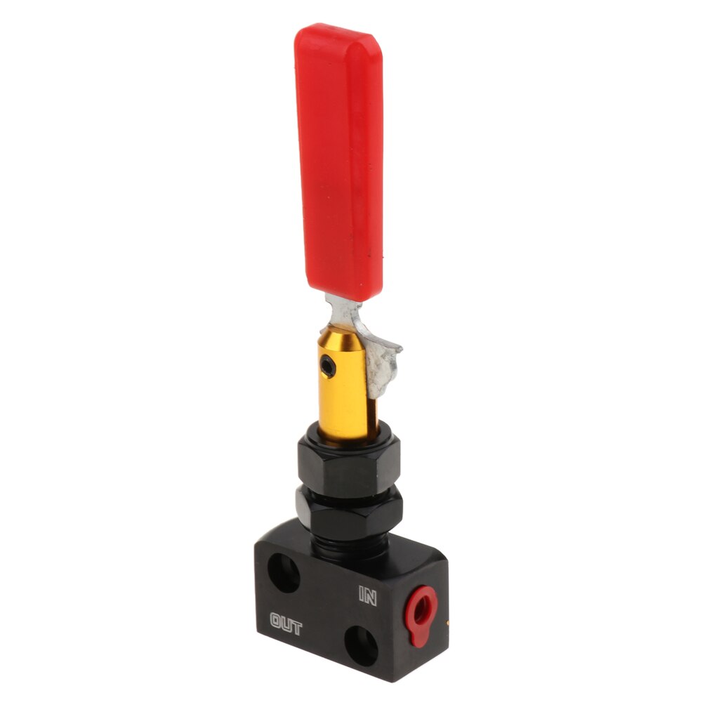 Adjustable Brake Bias Prop Valve Proportioning Lever Knob Rally Disc Drum Inlet and Outlet ports: 1/8 NPT