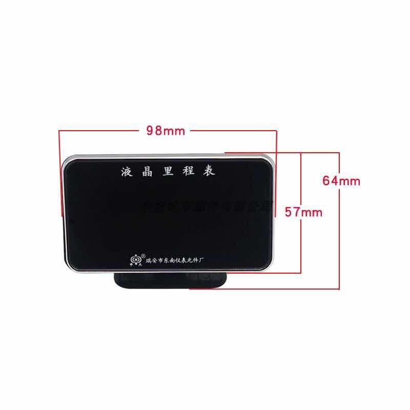 Universal 12V / 24V 2 in 1 LCD Car speedometer odometer counter overspeed alarm speedometer