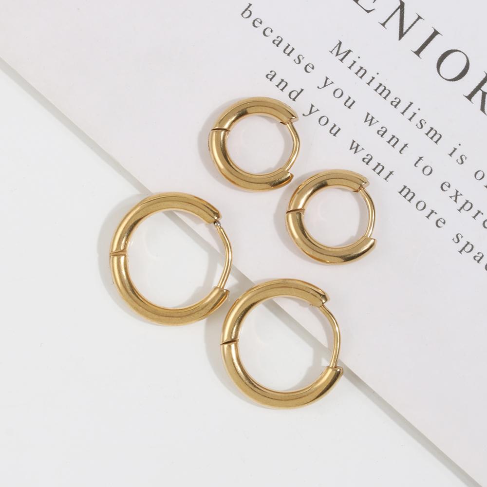 Hoepel Oorbellen Voor Vrouwen Sieraden Oorbel Ringen Eenvoudige Charme Gouden Oorbel Voor Een