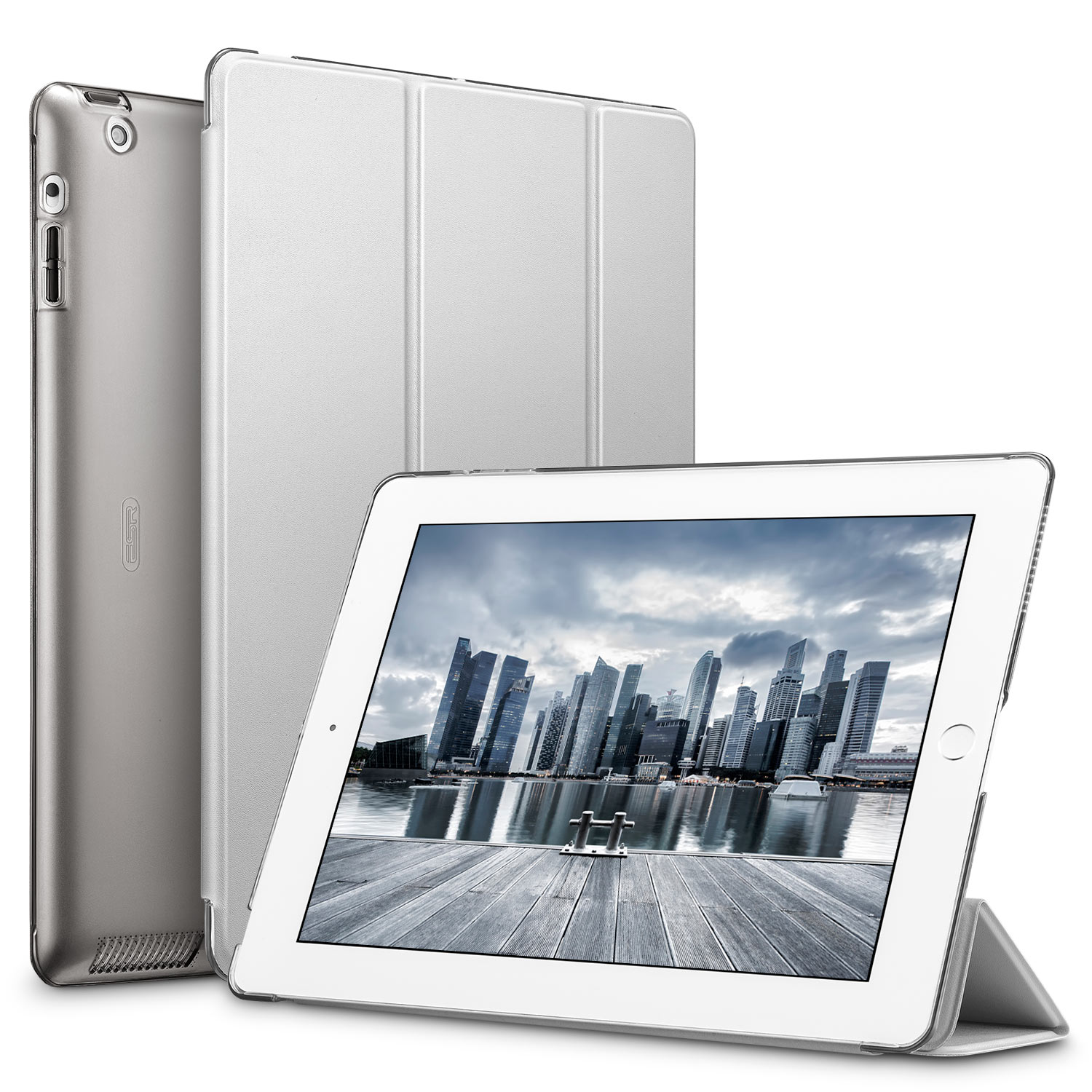 ESR Case for iPad 2 3 4 9.7 inch Yippee Color Ultra Thin Trifold Smart Stand Cover Case for iPad 2/3/4 A1458 A1460 A1395 Funda
