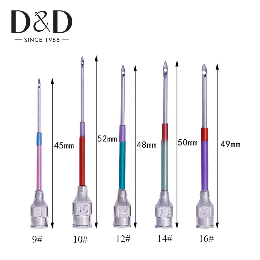 5Pcs Embroidery Stitching Punch Needle Cross Stitch Tools Crochet Knitting Needle Punch Needle Sets with Bottle DIY Sewing Tools