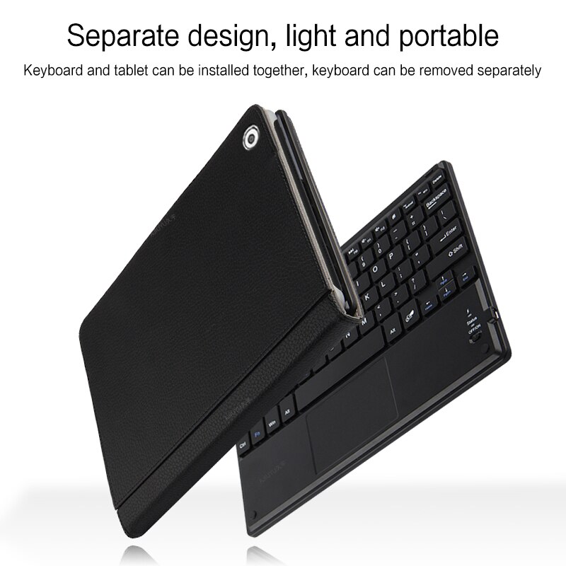Toetsenbordhoes Voor Lenovo Tab P12 12,7 Inch 2023,7 Kleuren Verlicht, Afneembaar Toetsenbord Met Touchkpad