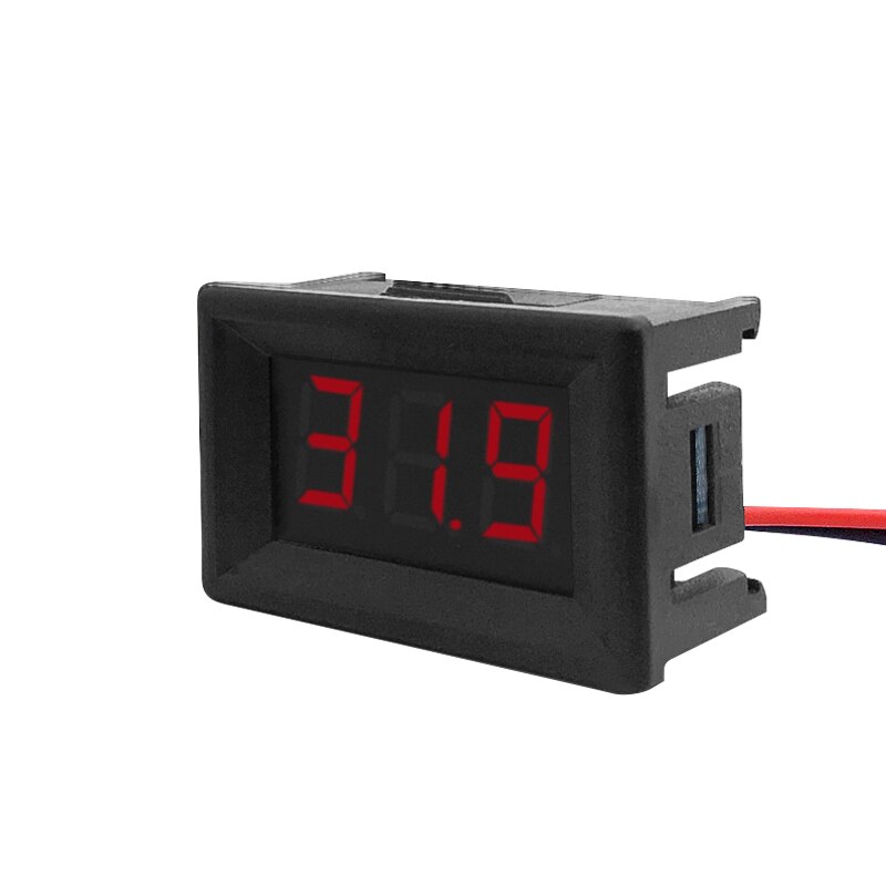 Digital Voltmeter DC 4,5 V bis 30V Digital Voltmeter Spannung Panel Meter Rot/Blau/Grün Für 6V 12V Elektromobil Motorrad Auto: red 3.5V-32V